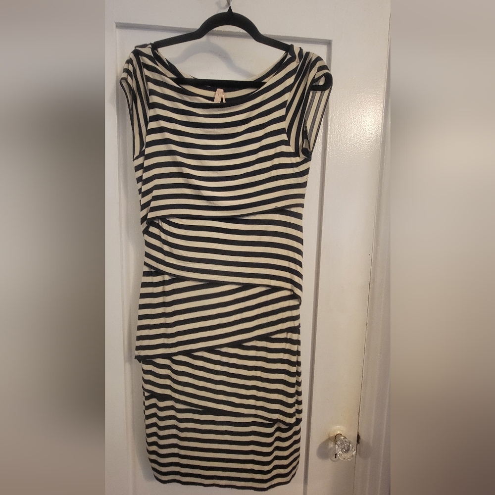 Navy And Cream Bailey 44 Dress